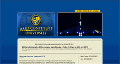 Desktop Screenshot of midcontinent.edu